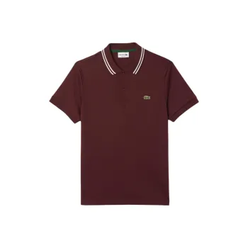 LACOSTE Polo Shirt Men's Bordeaux