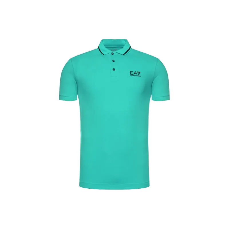 EMPORIO ARMANI EA7 Polo Shirt Men's Green-0