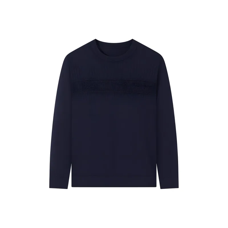 SEVEN Sweaters Men Navy Blue-0