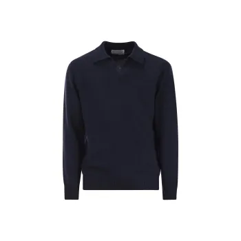 MC2 Saint Barth Convent Long Sleeved Knitted Polo Shirt