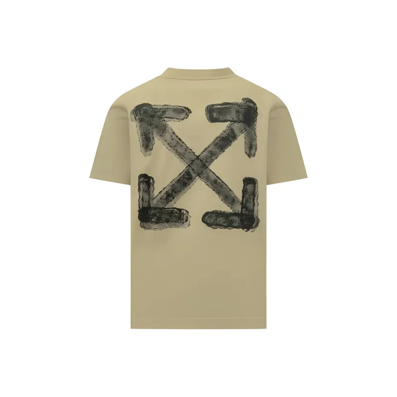 OFF WHITE Spray Arrow Slim Ss Tee-1