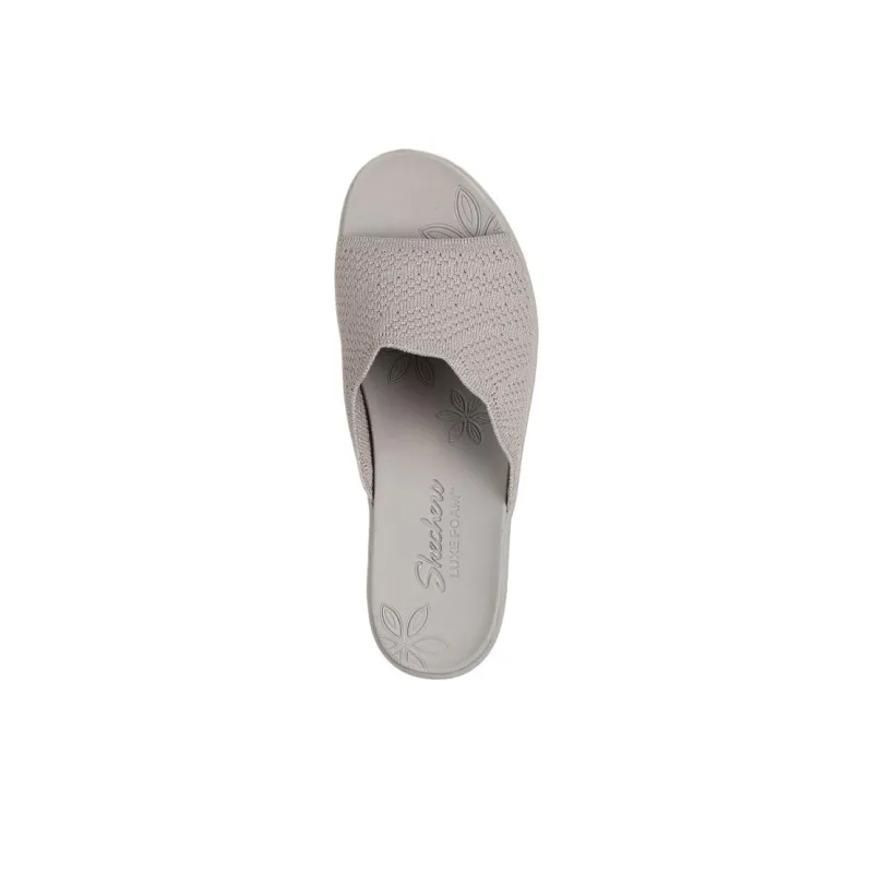 Skechers Pier Lite Slide Slippers Women's Taupe-3