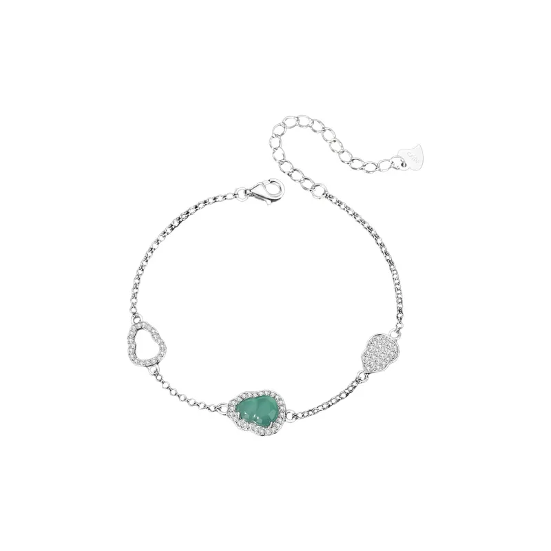 PUTUOSHANWENCHUANG Glutinous Jade Jadeite Bracelets Unisex-4