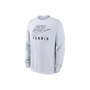 Nike Swoosh Club Fleece Men's Tennis Pullover Crew Neck Sweatshirt