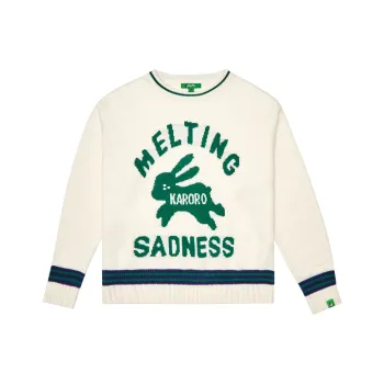 Melting Sadness Sweaters Unisex Ecru