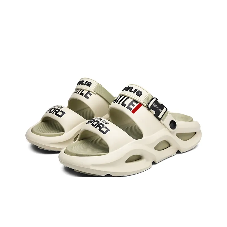MIIOW Beach Sandals Unisex Haze Blue/White Mint Green/Beige Olive Green-3