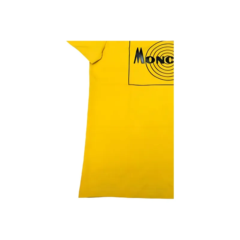 Moncler T Shirts Men Yellow-5