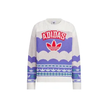 Adidas Originals FW24 Sweater Unisex Purple White