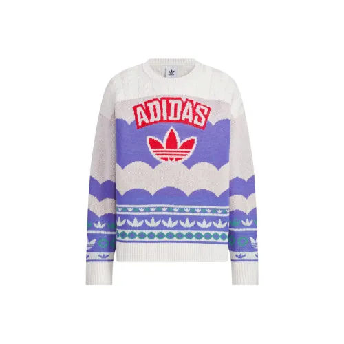 Adidas Originals FW24 Sweater Unisex Purple White