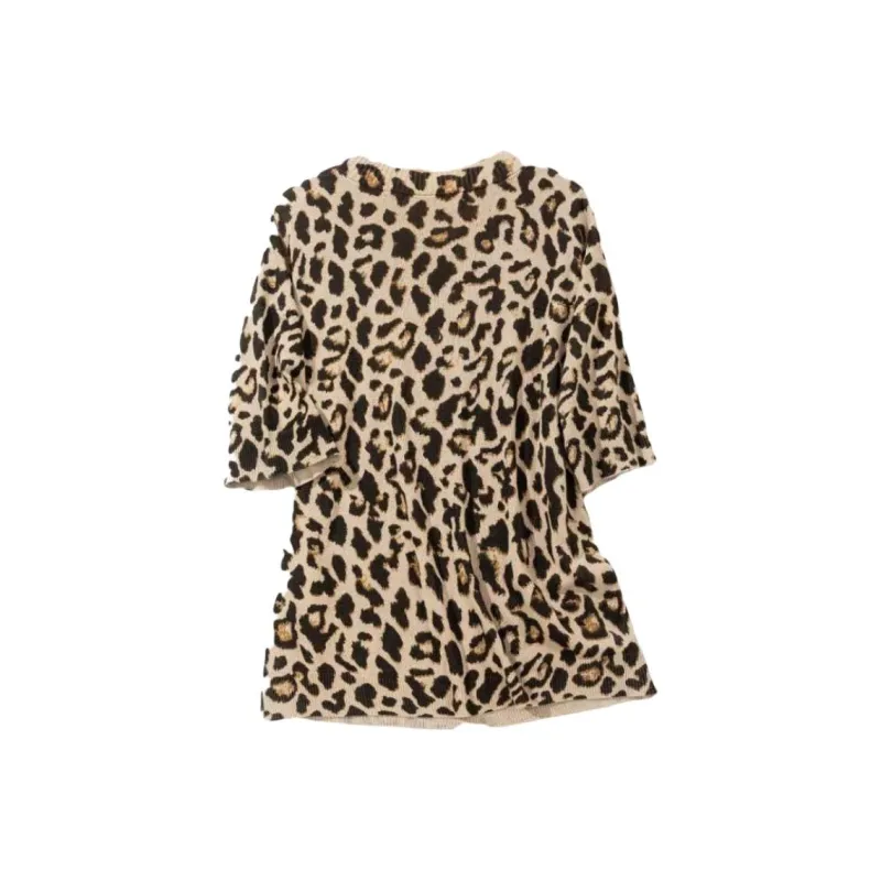 FAWENXIANGZI T Shirt Women's Light Cheetah Print-0