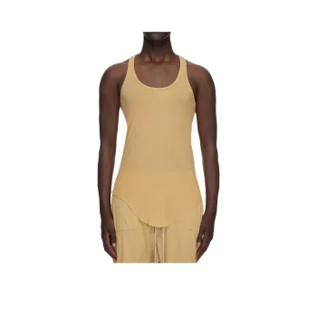 Rick Owens DRKSHDW SS24 Tank Tops Men's Mustard Yellow
