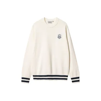Carhartt WIP SS24 Cambridge Sweater Knitwear Men's Ecru