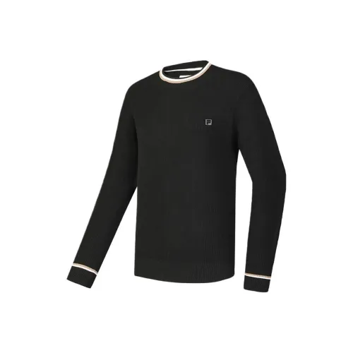 FILA Golf Series SS25 Sweater Men's Pitch Black