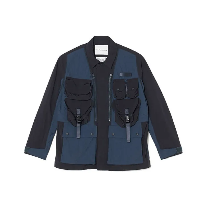 White Mountaineering Jackets Men Dark Blue-0