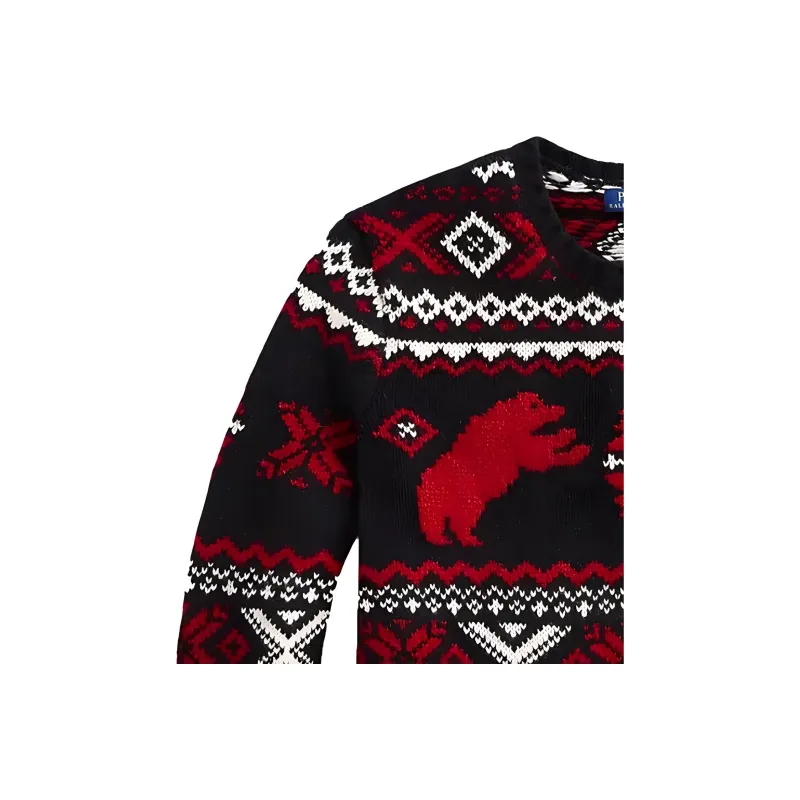 Polo Ralph Lauren Polar Bear Fair-isle Wool Jumper-1
