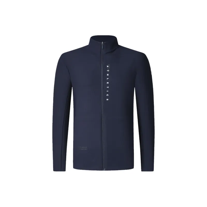 FILA Knitted Fabric Long Sleeved Coat Men's-0
