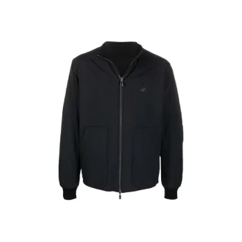 EMPORIO ARMANI Logo Plaque Bomber Jacket