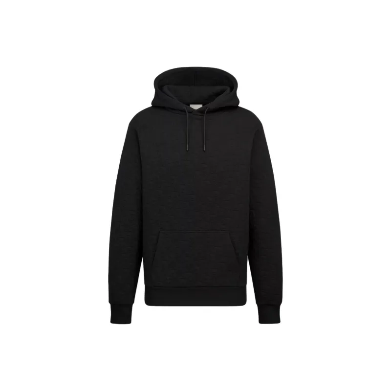 DIOR Monogrammed Drawstring Hoodie-0