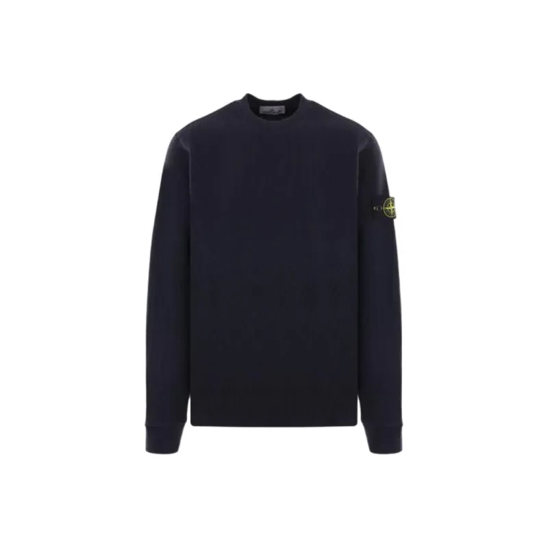 STONE ISLAND Logo Patch Crewneck Jumper-0