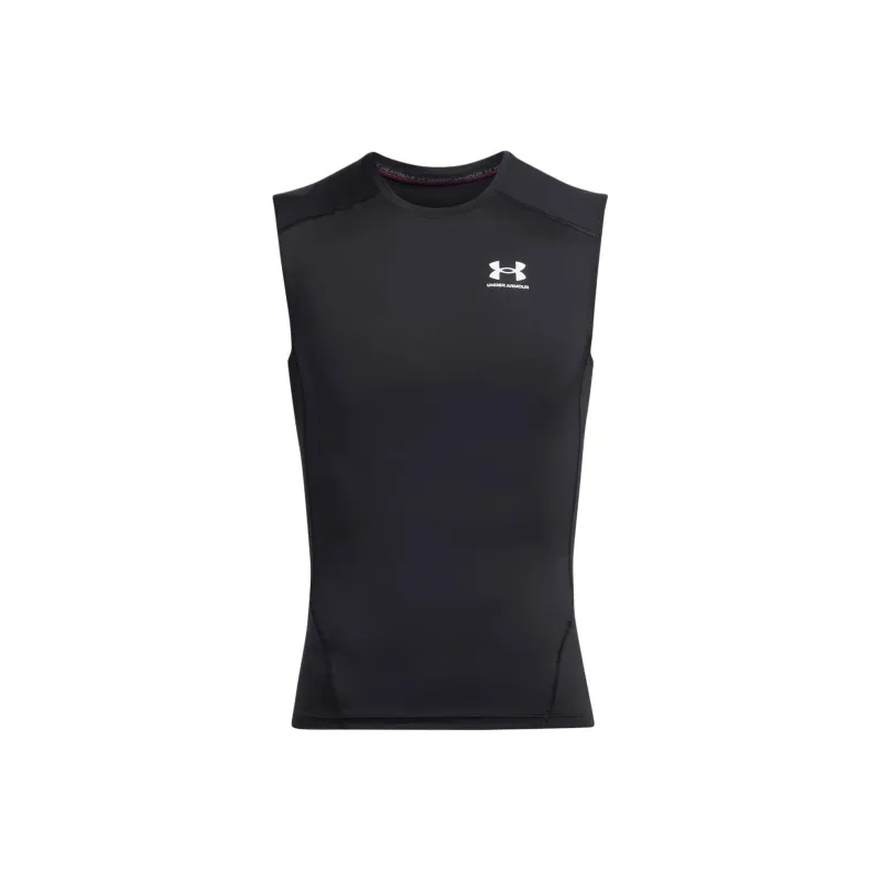 Under Armour HeatGear T Shirt Men's Black/White-0