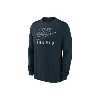 Nike Swoosh Club Fleece Men's Tennis Pullover Crew Neck Sweatshirt