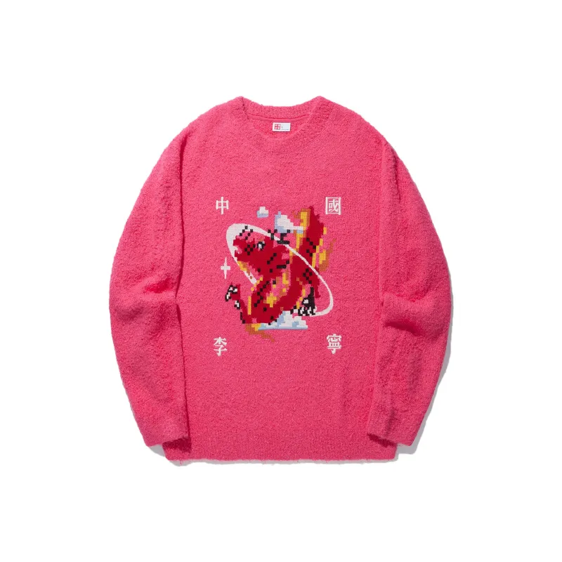 LiNing Knitwear Men's Plum Blossom Red-0