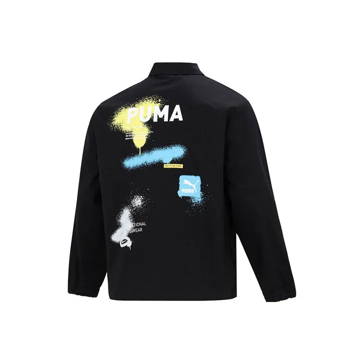 PUMA Jackets Men Black-0