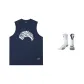 Zangxuan Blue+1 Pack Basketball Socks (Style Random Color)