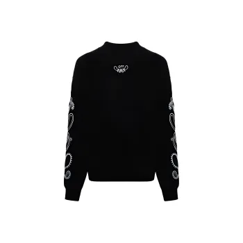 OFF WHITE Bandana Arrow Crewneck Sweatshirt
