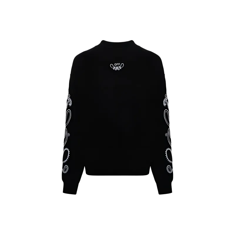 OFF WHITE Bandana Arrow Crewneck Sweatshirt-0
