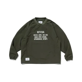 WTAPS Text print Long sleeve Sweatshirt