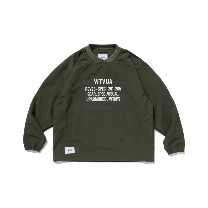WTAPS Text print Long sleeve Sweatshirt-0
