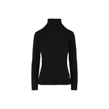 VERSACE Long Sleeve Wool Turtleneck