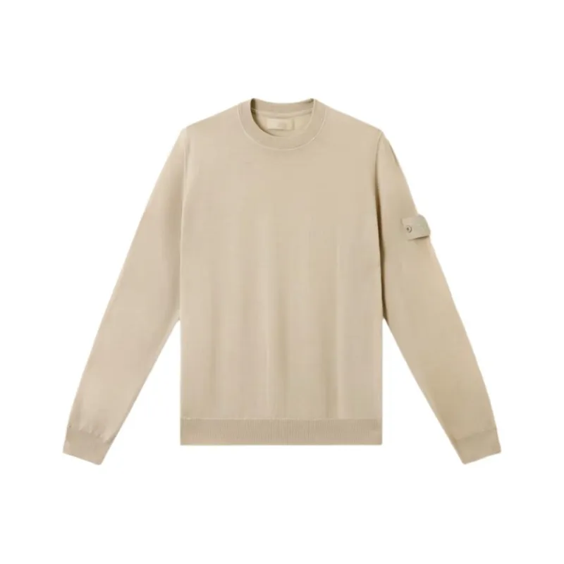 STONE ISLAND Logo Patch Crewneck Jumper-0