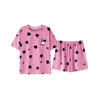 GOSO Pajama Set Women's Bright Pink