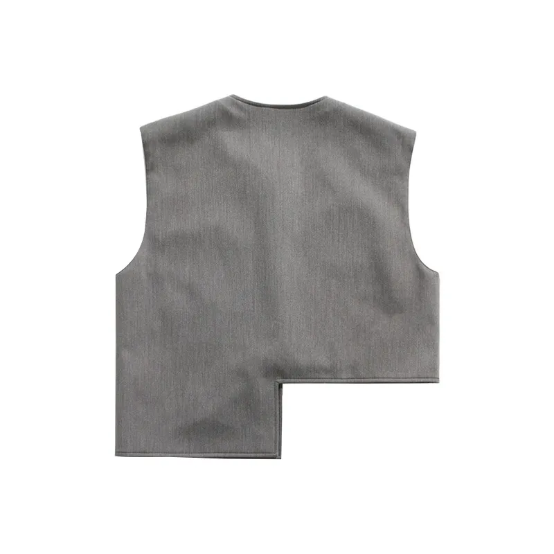 WELTER EXPERIMENT Fashion Minimalist Style Vest Unisex-18