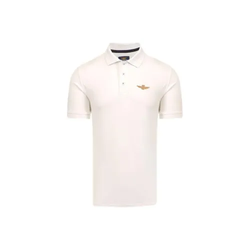 AERONAUTICA MILITARE 아이보리 남성 폴로 셔츠