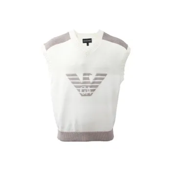 EMPORIO ARMANI SS24 Tank Tops Men's Ecru