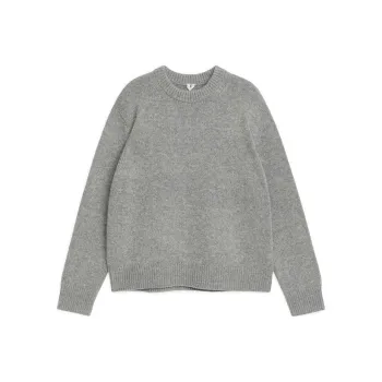 ARKET Sweaters Men Light Gray