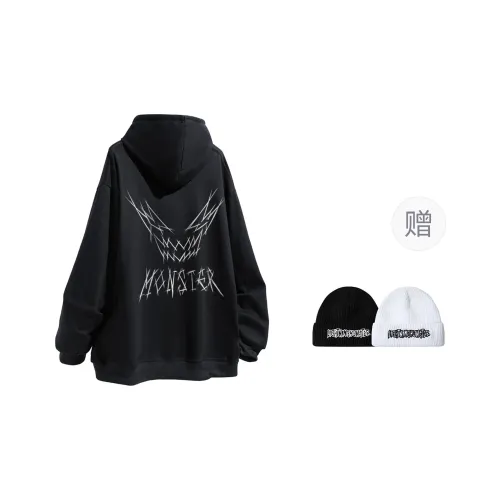 LIGHTNING MONSTER Sweatshirt Unisex Comes With hats boy & Caps