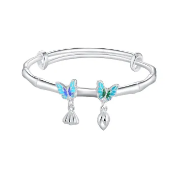 SHUIBEI Sterling Silver Bangles Unisex