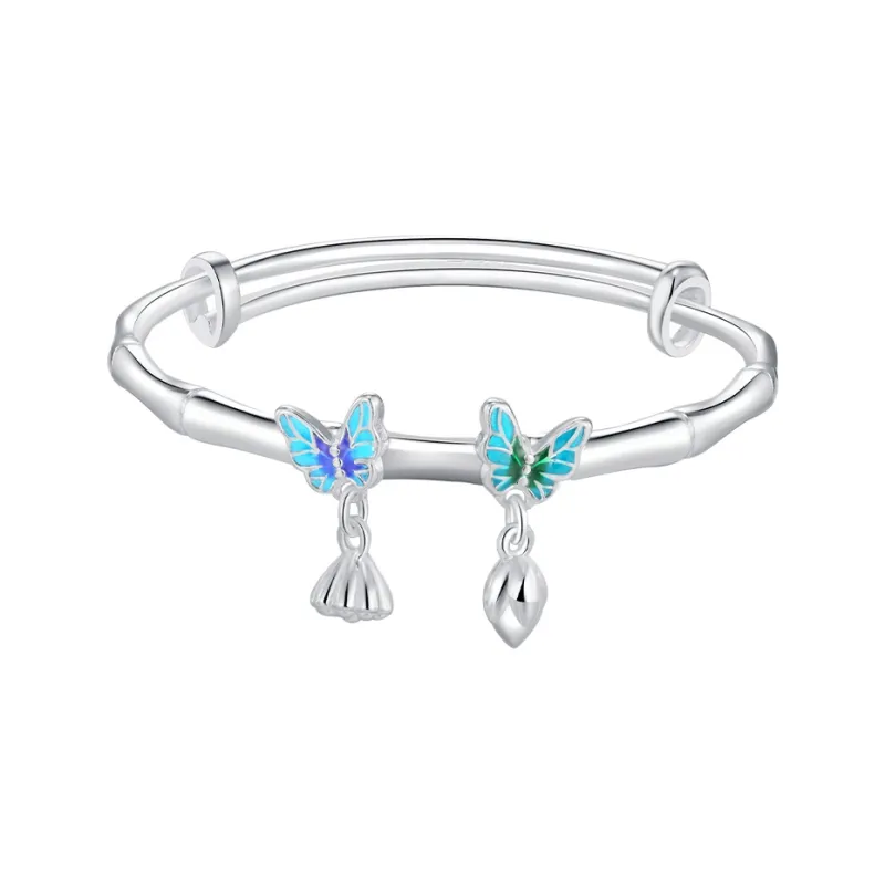 SHUIBEI Sterling Silver Bangles Unisex-0