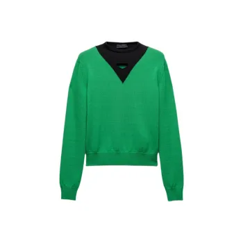 PRADA Sweaters Men Green