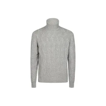 Drumohr Roll neck Marl Knit Jumper