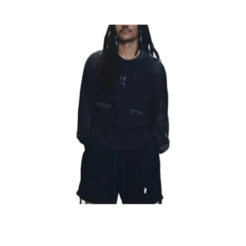 ZARA Samuel Ross Collaboration Sweaters Men Marine Blue