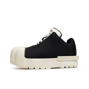 MOMGOG Low Top Casual Shoes Unisex Black