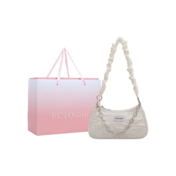 FCTOSSR Special Material Crossbody Bag, Shoulder Bag Regular Women's White/Black/Blue