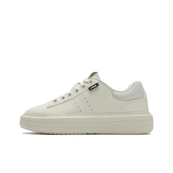 FILA BASELINE Anti Slip Wear Resistant Low Top Skateboard Shoes Women's Beige