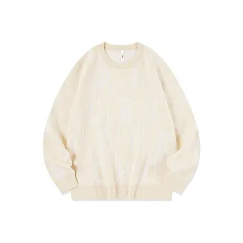 QIAODAN Sweater Men's Cream White