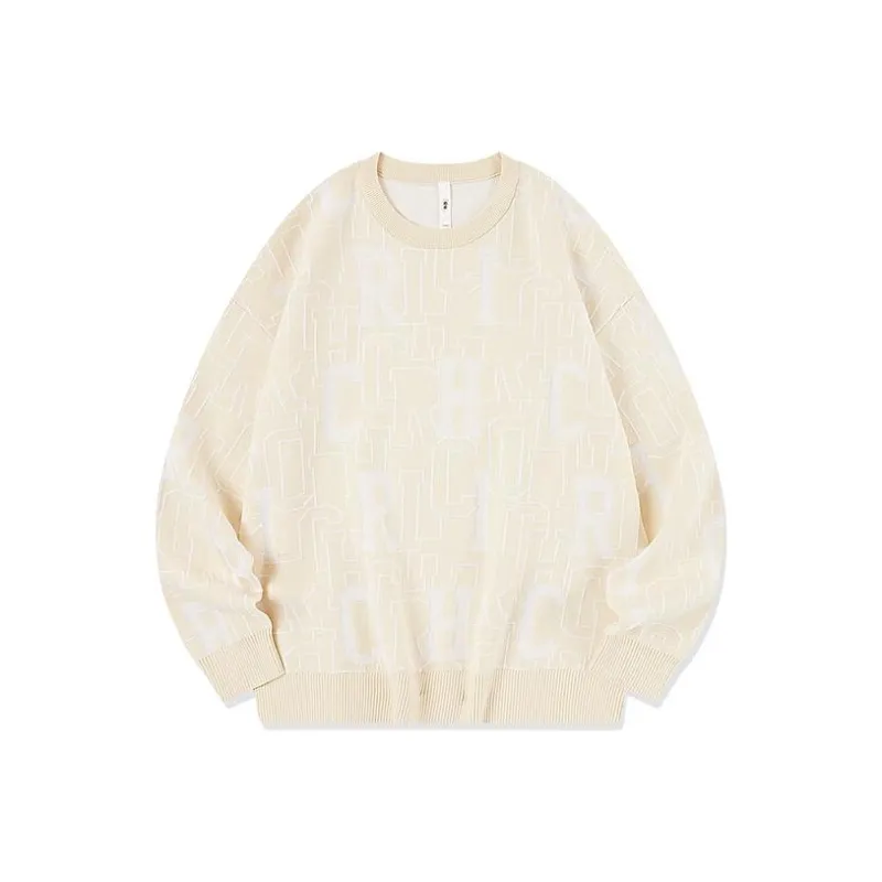 QIAODAN Sweater Men's Cream White-0